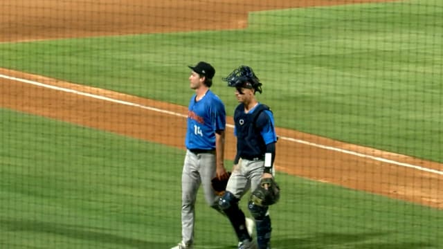 Athletics No. 2 prospect Jamie Arnold fans five