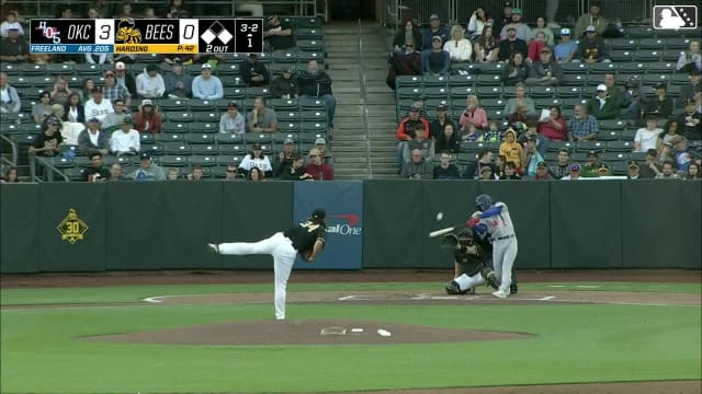 Alex Freeland crushes a three-run homer