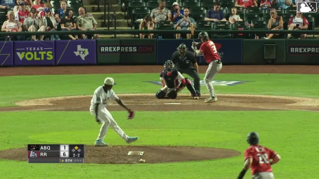 Emiliano Teodo Foul Tip to Chad Stevens