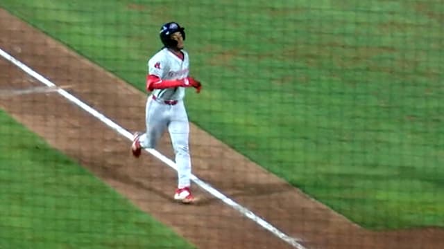 Yophery Rodriguez's go-ahead home run