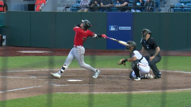 Ethan Holliday falls single shy of cycle