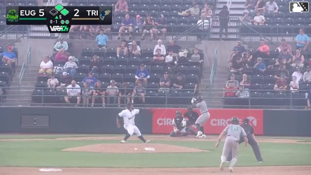 Dakota Jordan singles on a ground ball to right fielder Randy De Jesus. Walker Martin scores. Zander Darby to 3rd.