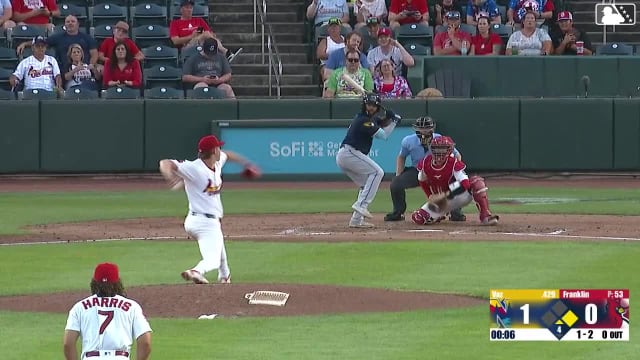 Javi Vaz called out on strikes.