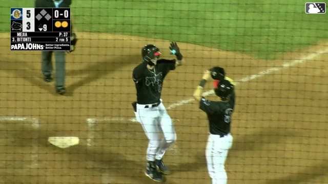 Eric Bitonti's game-tying home run