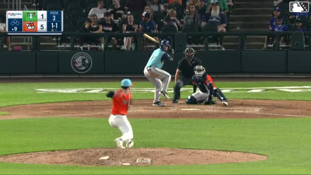 Roc Riggio homers (10) on a fly ball to center field.