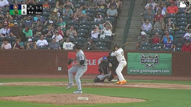 Sammy Stafura homers (7) on a fly ball to left field.