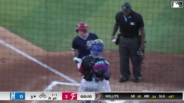 Eli Willits' solo home run