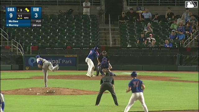 BJ Murray singles on a ground ball to right fielder Jacob Berry. Jackson Cluff scores. James Triantos to 3rd. BJ Murray to 2nd. Throwing error by right fielder Jacob Berry.
