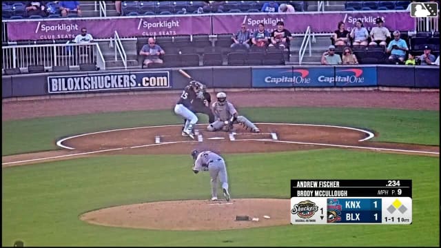 Andrew Fischer homers (19) on a fly ball to right field. Jesús Made scores.