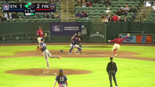 Cameron Nelson steals home plate