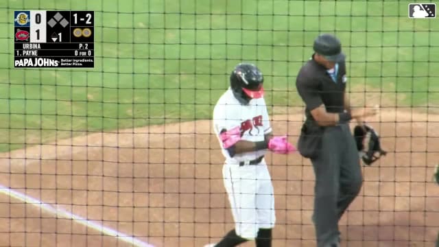 Braylon Payne's leadoff home run