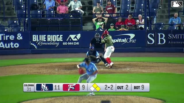 Aroon Escobar singles on a ground ball to center fielder Victor Arias. Luke Ritter scores. Bryan Rincon to 3rd.