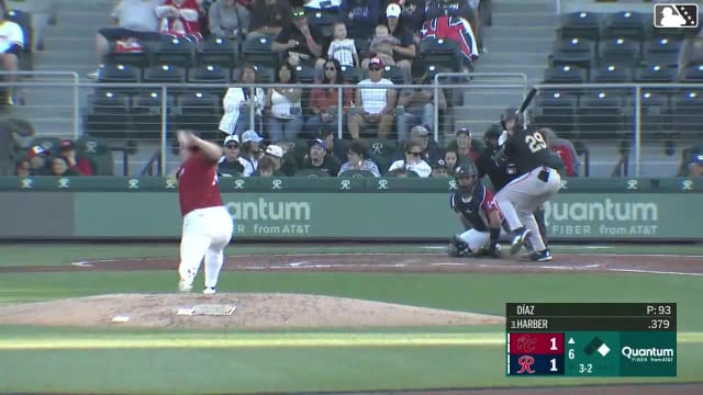 Parks Harber homers (4) on a fly ball to right field. Scott Bandura scores.