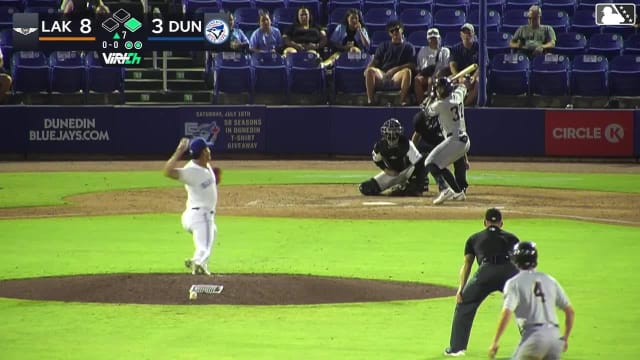 Jesus Pinto singles on a line drive to center fielder Blaine Bullard. Carson Rucker scores. Jude Warwick scores.