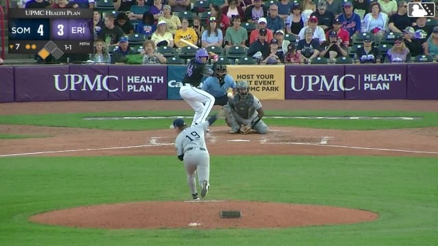 Thayron Liranzo doubles (13) on a line drive to right fielder Cole Gabrielson. Peyton Graham scores. Thayron Liranzo out at 3rd on the throw, right fielder Cole Gabrielson to second baseman Roderick Arias to third baseman Coby Morales.