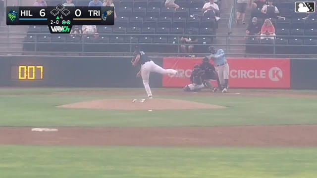 Avery Owusu-Asiedu homers (12) on a fly ball to left field.