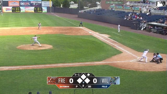 Angel Feliz called out on strikes.