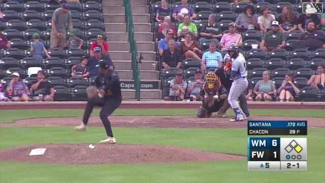 Cristian Santana's three-run homer