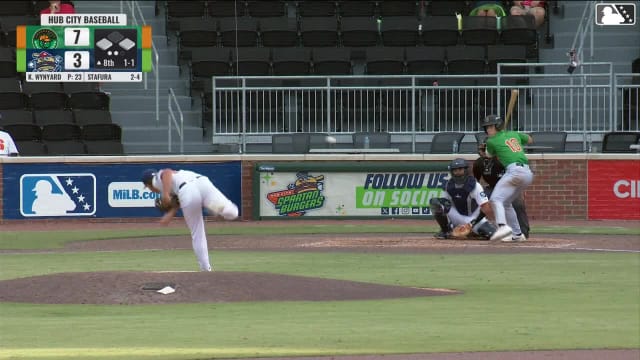 Sammy Stafura homers (14) on a fly ball to center field. Josh Tate scores. Camden Janik scores.