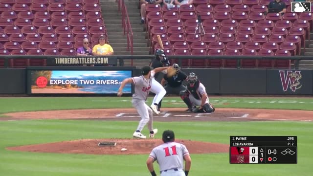 Braylon Payne homers (21) on a fly ball to left field.