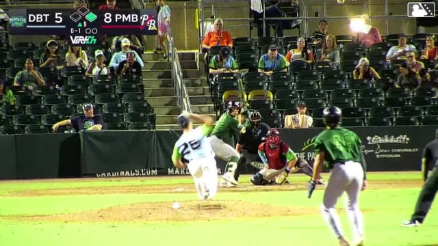 Jirvin Morillo singles on a ground ball to center fielder Alexander Frias. Mulivai Levu scores. Rafhlmil Torres to 3rd.