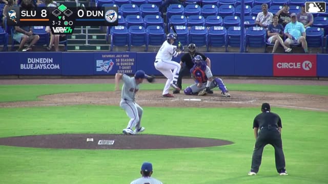 JoJo Parker singles on a ground ball to left fielder Wyatt Vincent. Blaine Bullard scores.