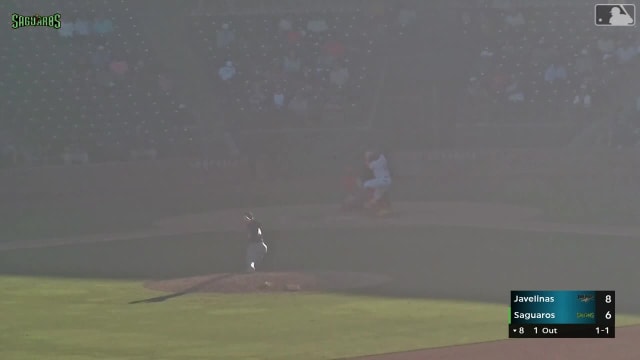 Aroon Escobar triples (1) on a ground ball to left fielder Carter Graham. Casey Cook scores. Aidan Miller scores.