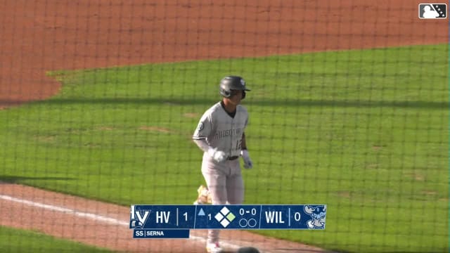 Jared Serna's two-run home run