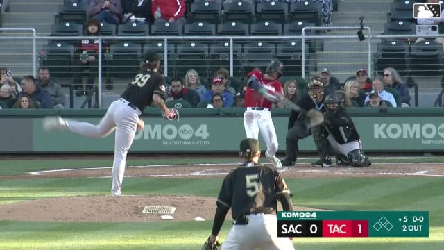 Cole Young swats his second homer of the year