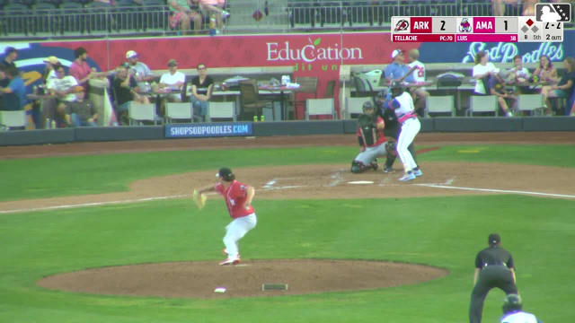 Jansel Luis singles on a line drive to center fielder Jared Sundstrom. Cristofer Torin scores.