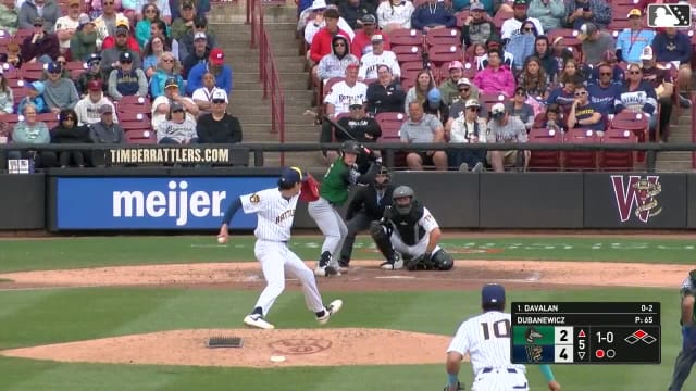 Charles Davalan singles on a ground ball to right fielder Josiah Ragsdale. Jose Izarra scores.