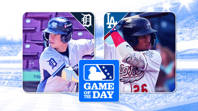 MiLB FGOTD: Tigers' Rainer vs. Dodgers' Top 100 trio