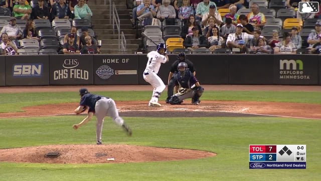 Emmanuel Rodriguez homers (10) on a fly ball to right center field.