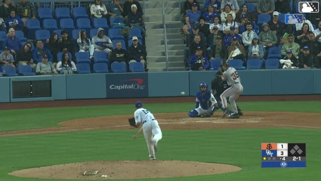 Lorenzo Meola homers (1) on a fly ball to right field.
