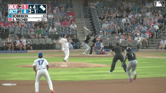 Andrew Fischer homers (18) on a fly ball to right center field. Luis Peña scores. Jesús Made scores.