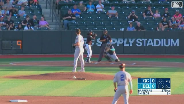 David Shields' career-high 10 strikeouts