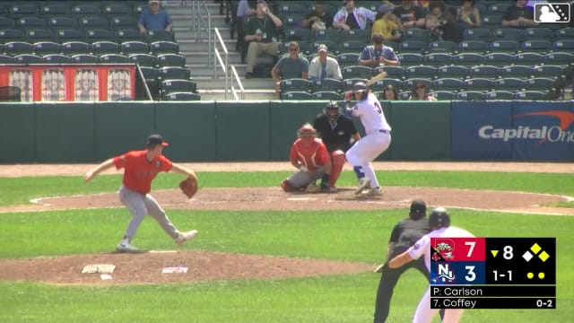 Max Carlson In play, no out to Cutter Coffey