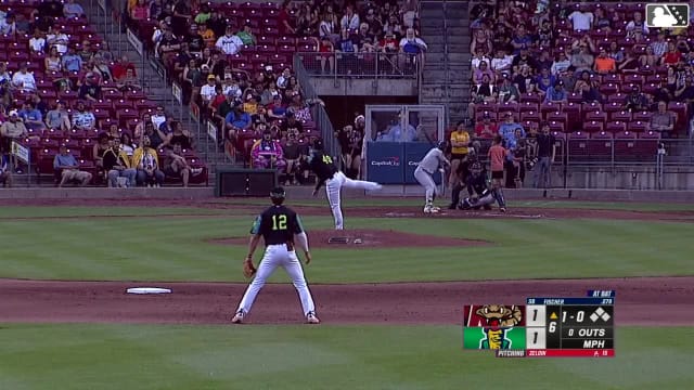 Andrew Fischer homers (17) on a fly ball to right center field.