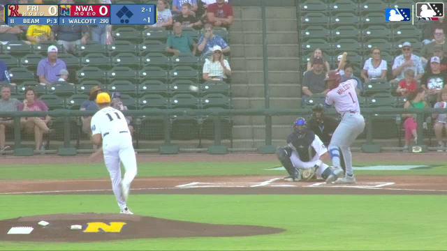 Sebastian Walcott homers (4) on a line drive to left field.