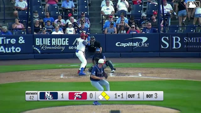 Bryan Rincon singles on a sharp line drive to center fielder Hedbert Perez. Kehden Hettiger scores. Luke Ritter to 3rd.