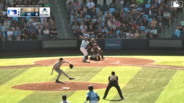Kayson Cunningham hits a ground-rule double (16) on a line drive to left-center field. Jakey Josepha scores.