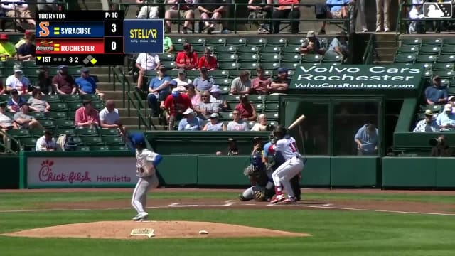 Zach Thornton In play, run(s) to Harry Ford