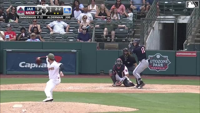 Kemp Alderman homers (9) on a fly ball to center field.