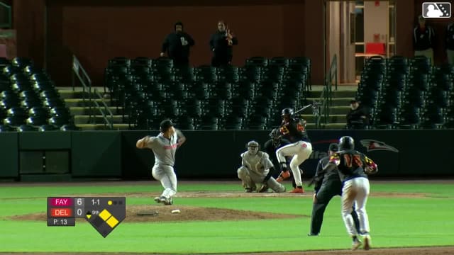 Stiven Martinez singles on a ground ball to left fielder DJ Newman. Félix Amparo scores. Jose Perez scores. Stiven Martinez to 2nd. Throwing error by left fielder DJ Newman.