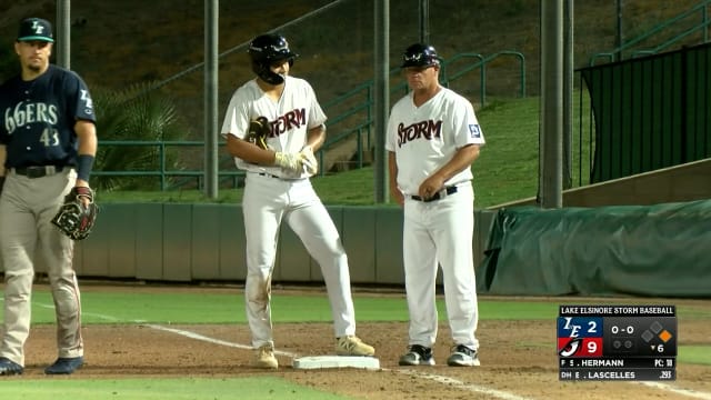 Elliot Lascelles's four-hit game