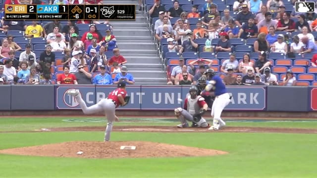 Alfonsin Rosario homers (16) on a fly ball to left field.