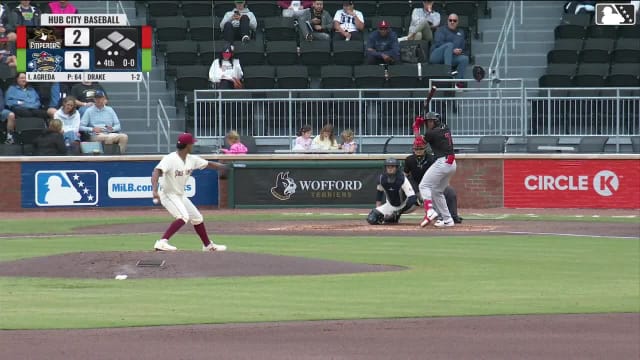 John Gil homers (7) on a line drive to left center field. Logan Braunschweig scores. Isaiah Drake scores.