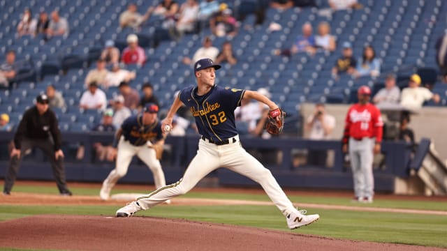 Jacob Misiorowski strikes out four batters