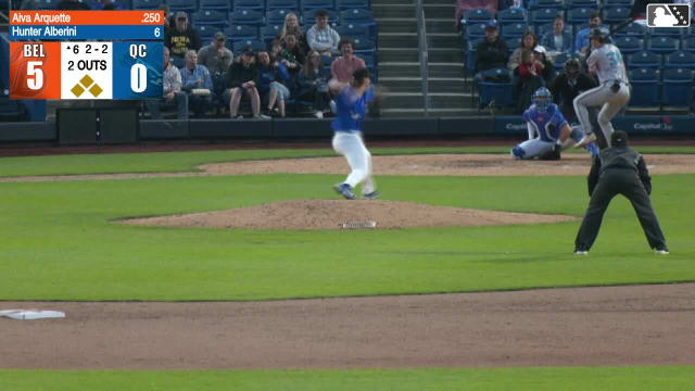 Aiva Arquette singles on a sharp line drive to center fielder Asbel Gonzalez. Cody Schrier scores. Dillon Head scores. Cam Cannarella to 3rd.