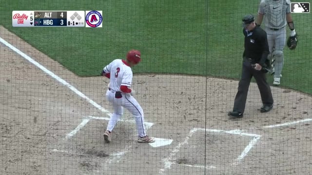 Seaver King hits his fourth home run of the season